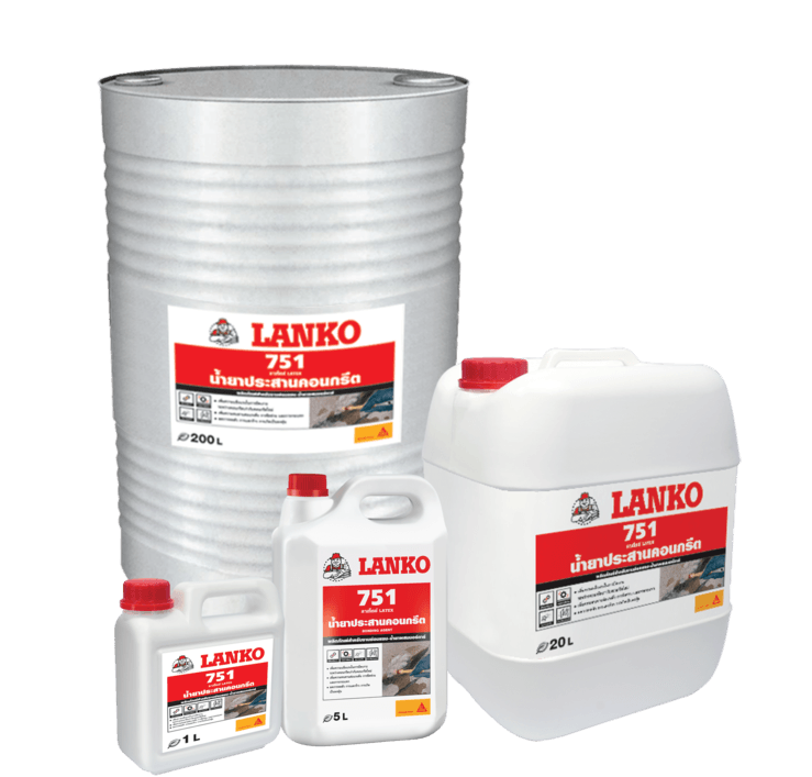 น้ำยาประสานคอนกรีต LANKO751 Latex