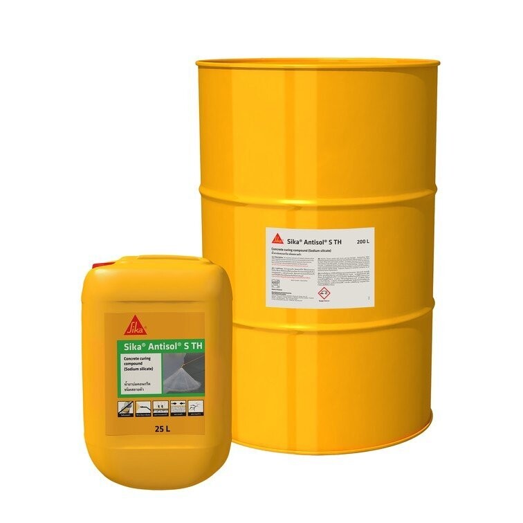 น้ำยาบ่มคอนกรีต สีฟ้า SIKA ANTI SOL S
