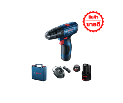 BOSCH สว่านกระแทกไร้สาย 12V GSB120-LI 2Batt 06019G81K0