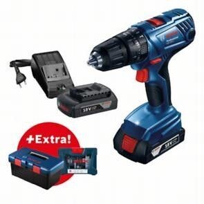 ชุดเครื่องมือ: สว่านไขควงกระแทกไร้สาย GSB 180-LI 06019F83K2