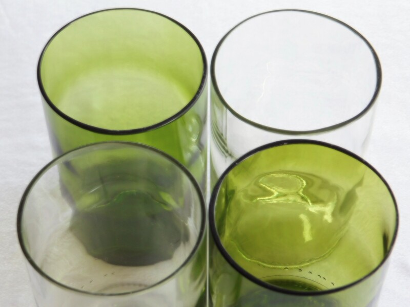 Mix de 4 vasos vino medianos (mix de colores) 400ml (14Oz) - ENVÍO GRATIS