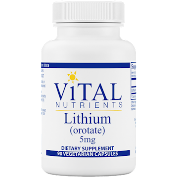 LITHIUM (OROTATE) 5MG - VITAL NUTRIENTS