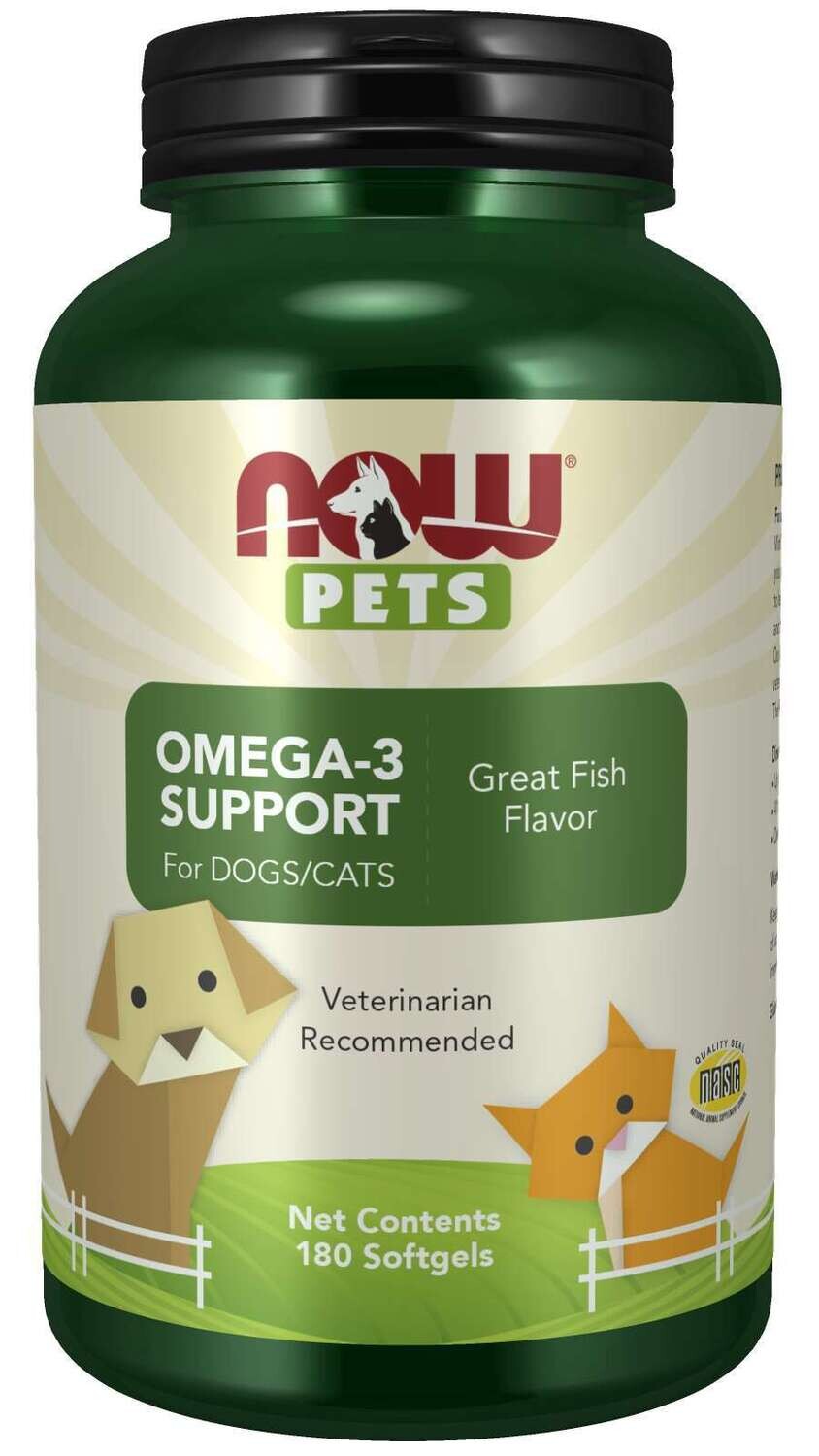 Now Pets - Omega-3 Support for Dogs/Cats