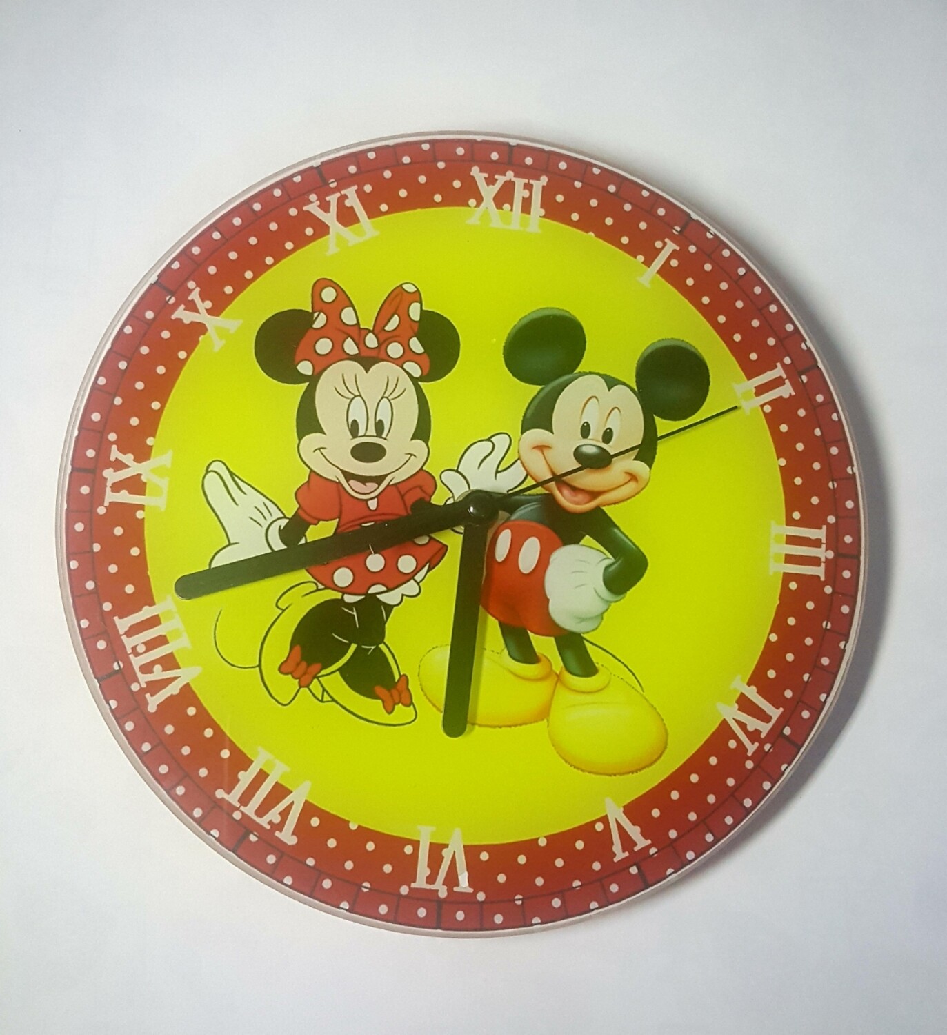 Reloj Cristal Minnie y Mickey