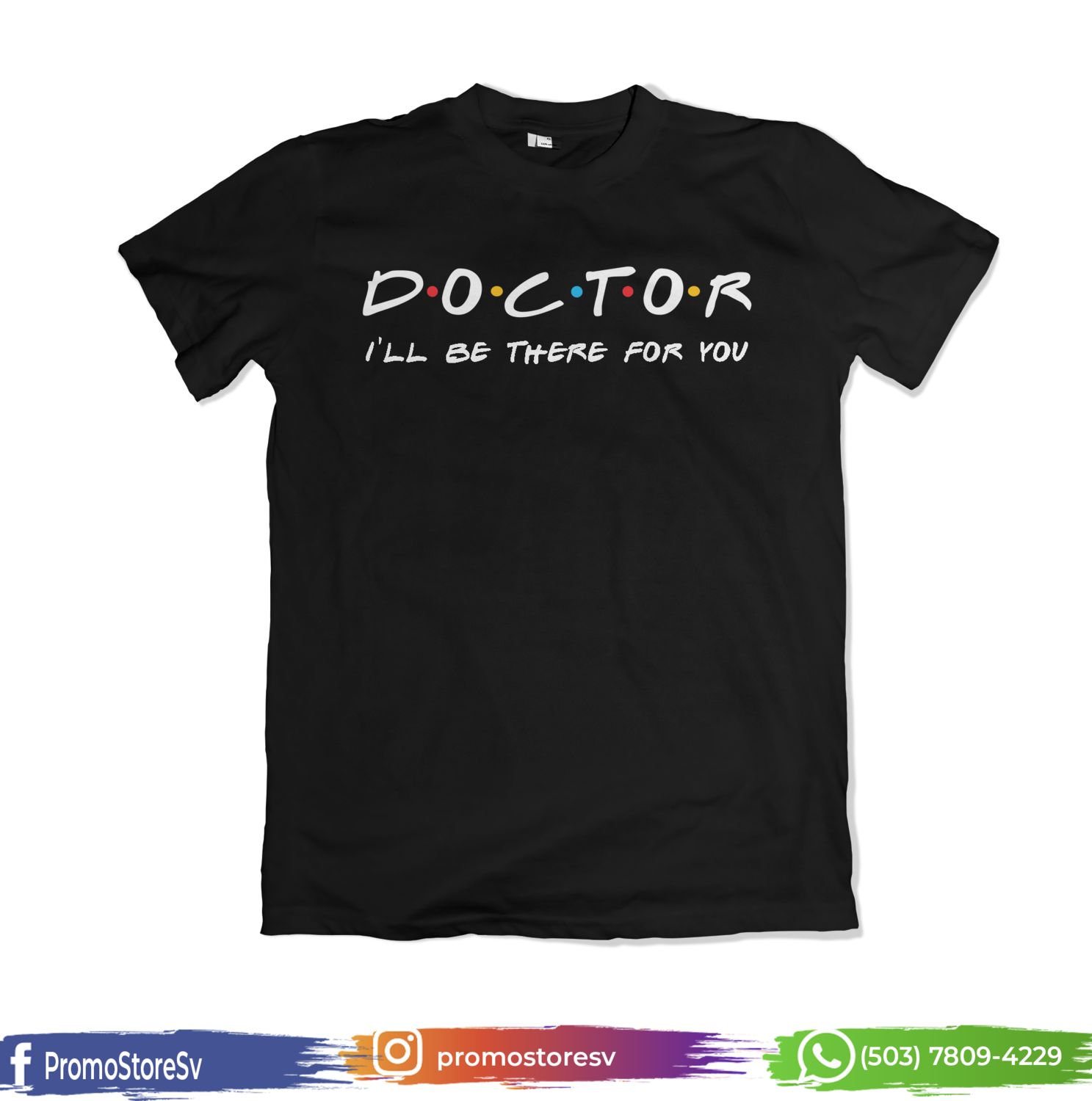 Combo Camiseta Negra Doctor + Taza
