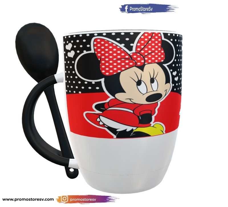 Taza con cuchara cónica