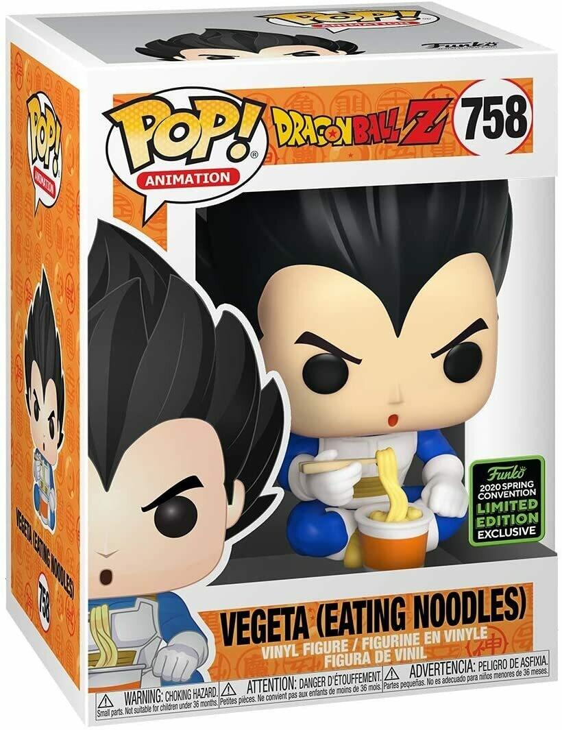 Funko Pop Vegeta (Eating Noodles) #758 Exclusivo de Amazon.