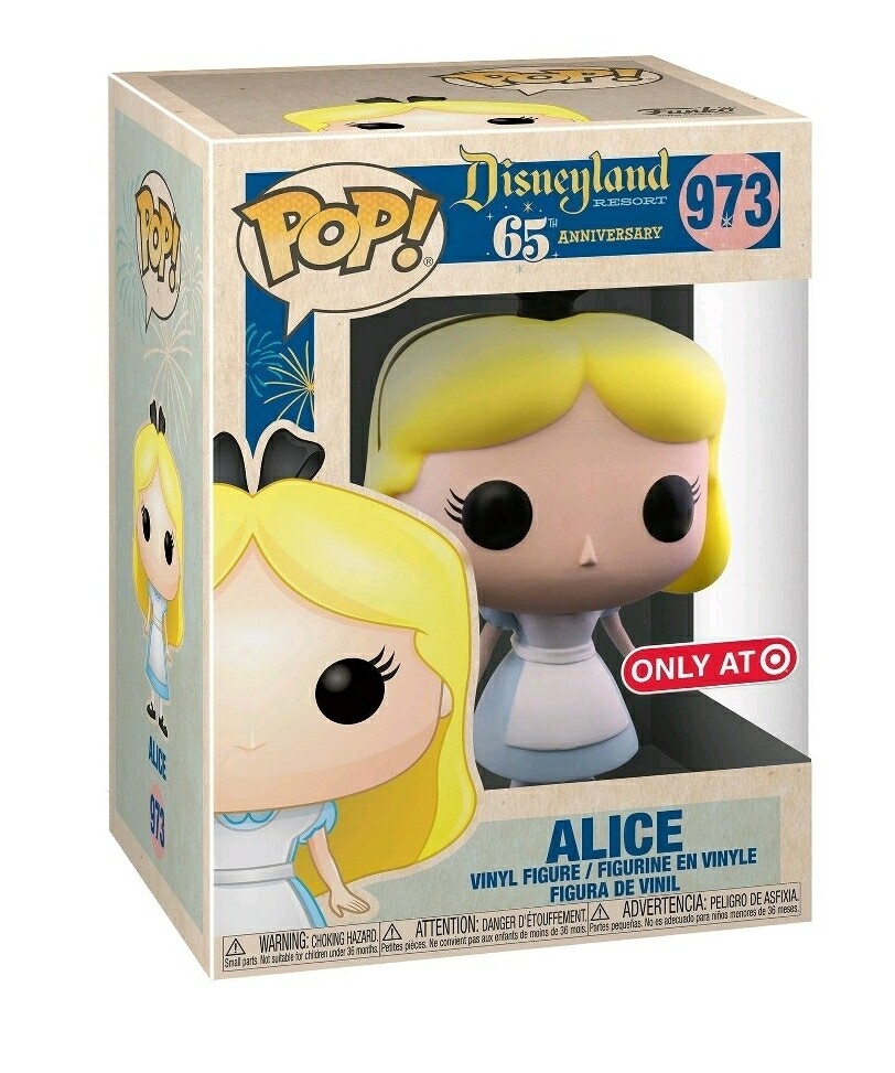 Funko POP! Disneyland 65th - Alice (Exclusivo de Target) Caja Dañada (subasta) 