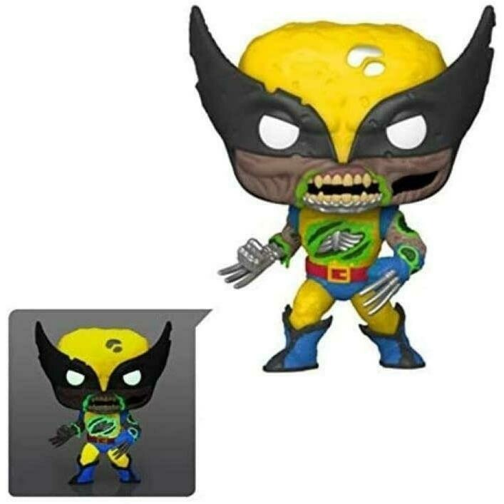 Funko Pop Marvel Zombies Wolverine Glow-in-The-Dark