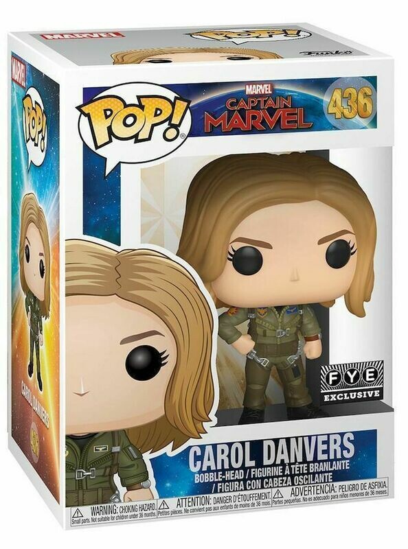 Funko Pop Captain Marvel - Carol Danvers #436 Exclusivo de FYE 