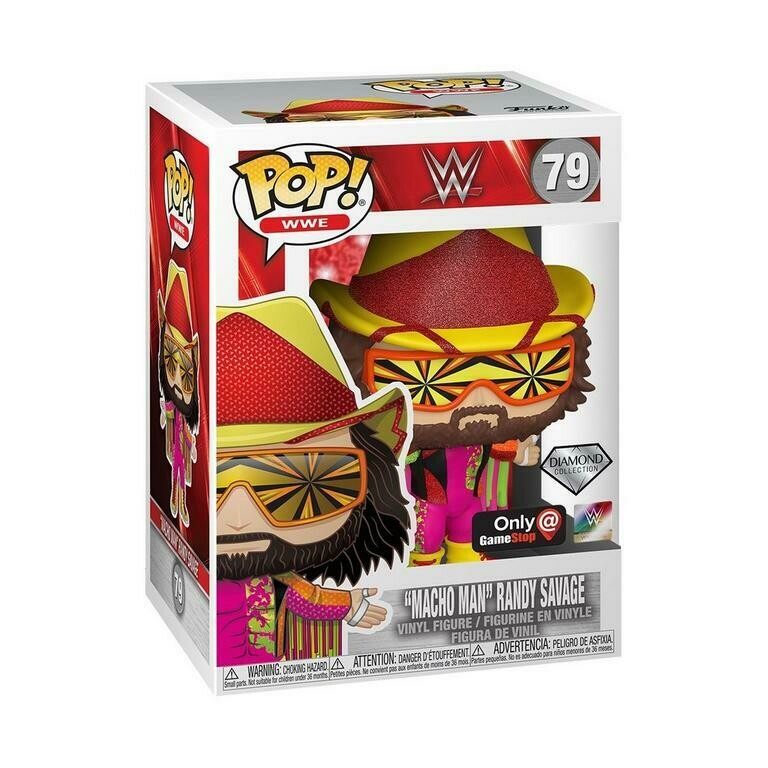 Funko POP! WWE: Diamond Collection Macho Man Randy Savage Exclusivo de Gamestop