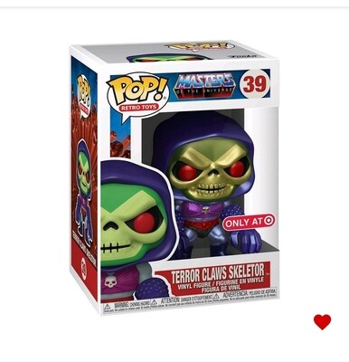 Funko pop animation: Masters of The Universe - Skeletor with Terror Claws  Exclusivo de Target
