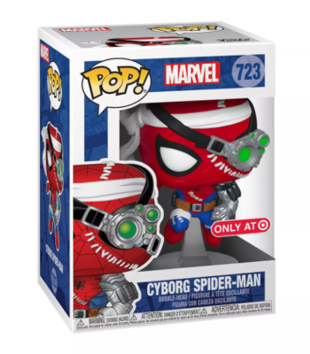 Funko Pop! Marvel: Retro - Cyborg Spider-Man Exclusivo de Target