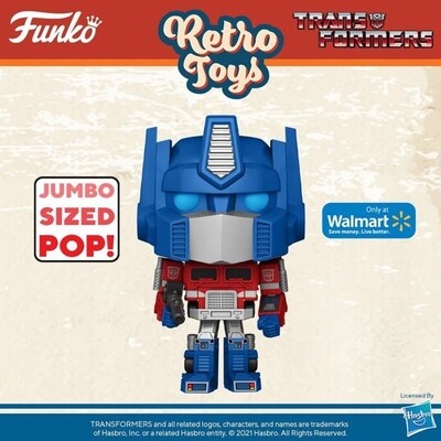 Funko Pop! Retro Toys: Transformers - Optimus Prime (Walmart exclusive)