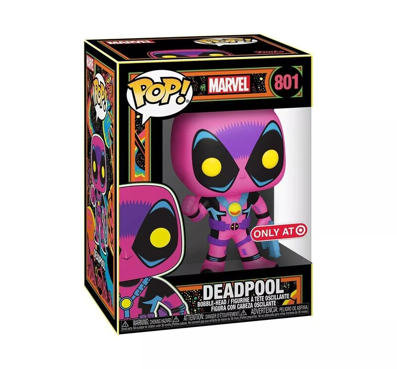 Funko Pop Deadpool Blacklight Exclusivo de Target