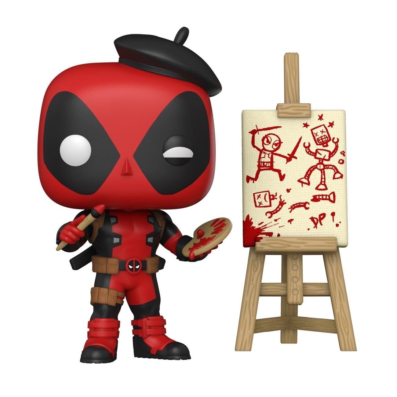 Funko Pop Marvel: Deadpool Artist Exclusivo de GameStop