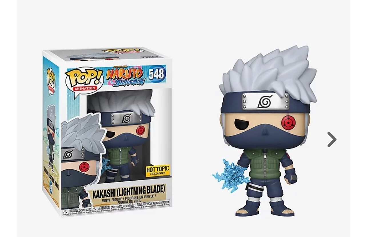 Funko Pop Animation Naruto: Kakashi (Lightning Blade) exclusivo de HotTopic