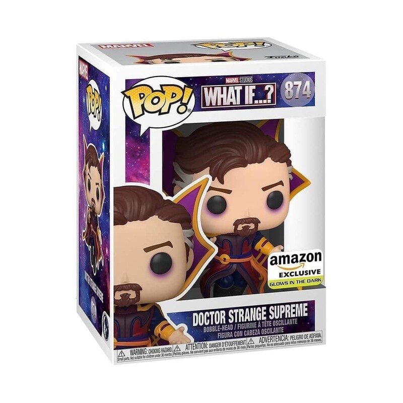 Funko Pop Marvel What If... ? Doctor Strange Supreme GITD exclusivo de Amazon