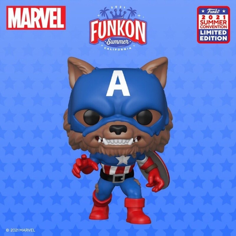 Funko Pop Marvel. CapWolf exclusivo