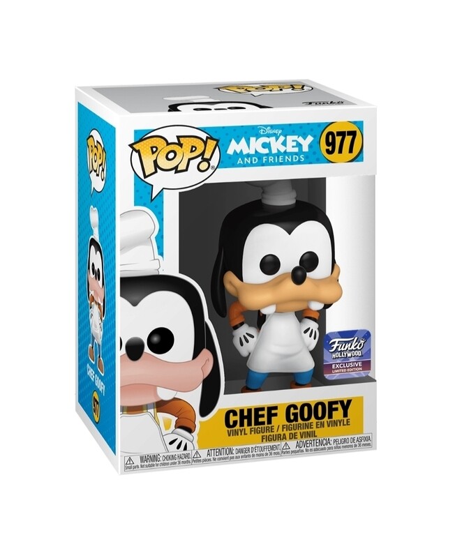 Funko Pop Chef Goofy exclusivo de Funko Hollywood