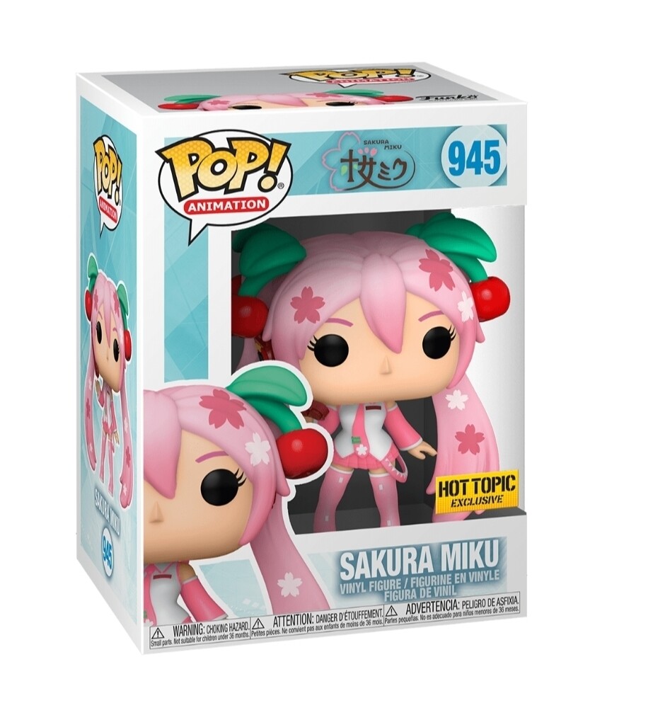 Funko Pop Vocaloid. Hatsune Miku (Cherry Blossom) Exclusivo de HotTopic