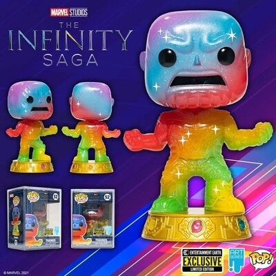 Funko Pop Infinity Saga Thanos (Art Series) Exclusivo de EE