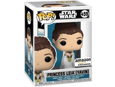 Funko Pop Star Wars: Princess Leia (Yavin) Exclusivo de Amazon