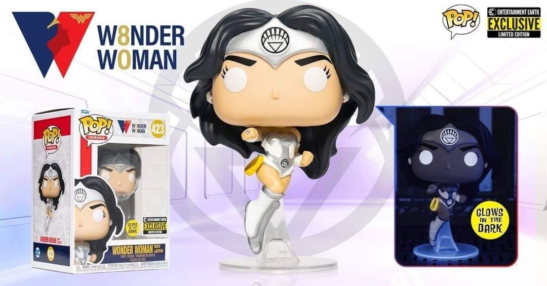 Pre-orden Funko Pop Wonder Woman White Lantern Exclusivo de EE