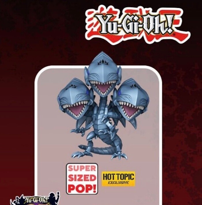  Funko Pop Animation Yu-Gi-Oh. Blue Eyes Ultimate Dragon Exclusivo de HotTopic 