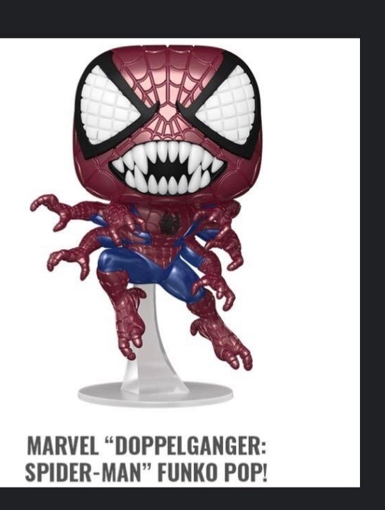 Pre-orden Funko Pop Marvel. Doppelganger Spiderman (Metallic)exclusivo LA CON