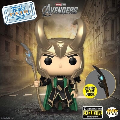 Pre-orden Funko Pop Marvel. Loki with scepter Exclusivo EE
