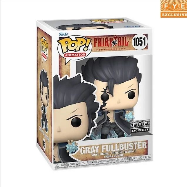 Funko Pop Animation Fairy Tail. Gray Fullbuster Exclusivo de FYE