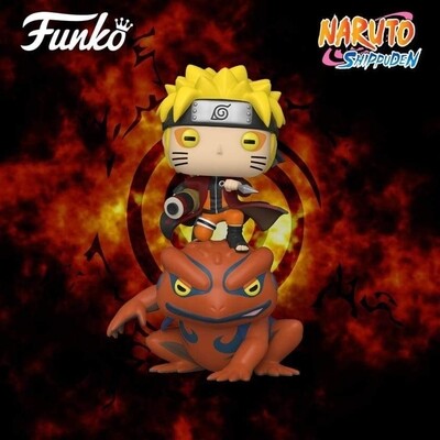 Funko Pop Animation. Naruto On Gamakichi Exclusivo de HotTopic