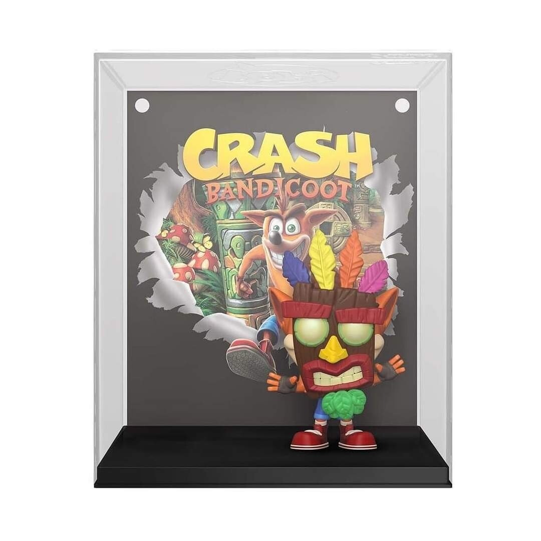 Pre-orden Funko POP! Game Cover: Crash Bandicoot with Aku Mask exclusivo de GameStop