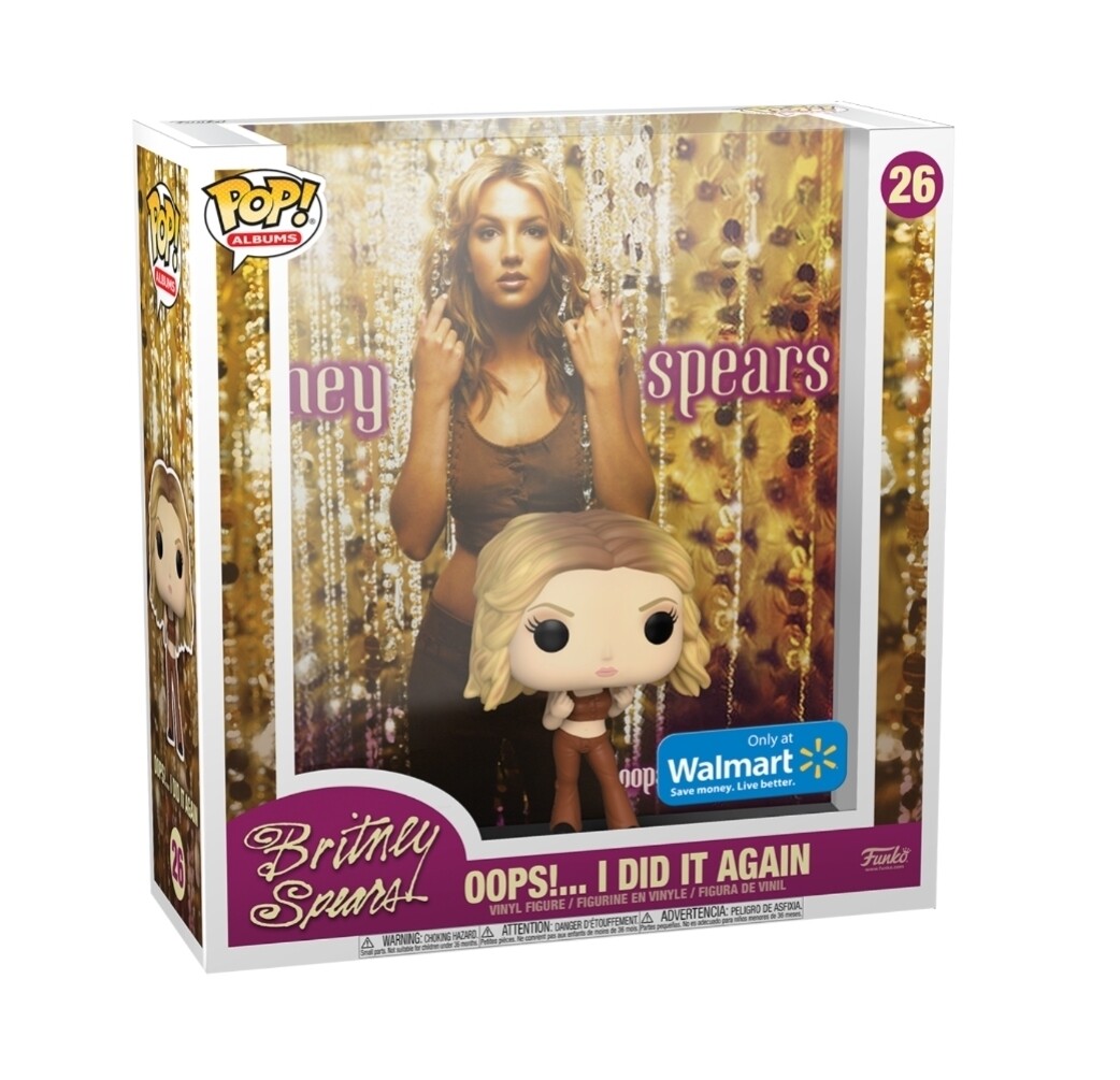 Pre-orden Funko Pop. Albums: Britney Spears. Oops!... I Dit Again Exclusivo de Walmart