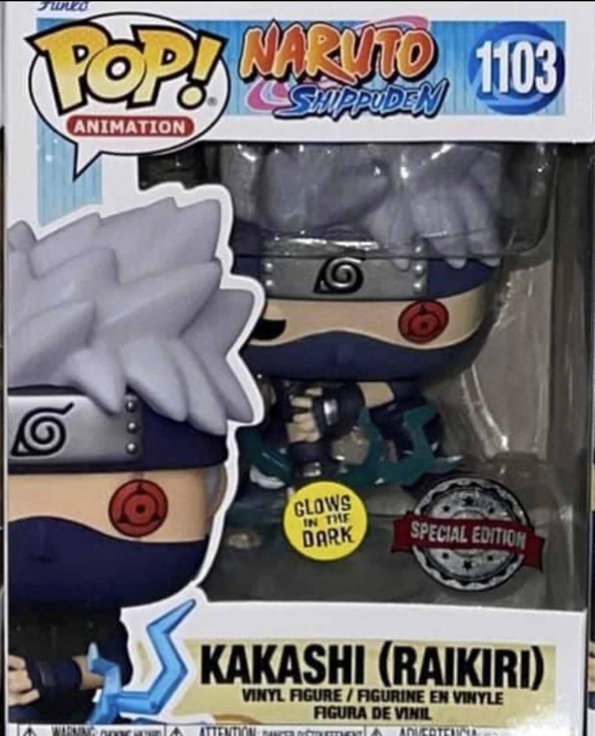 Funko Pop Animation Naruto Shippuden. Kakashi (Raikiri) exclusivo de GameStop 