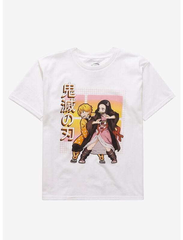 T-shirt Demon Slayer(nezuko-zenitsu)