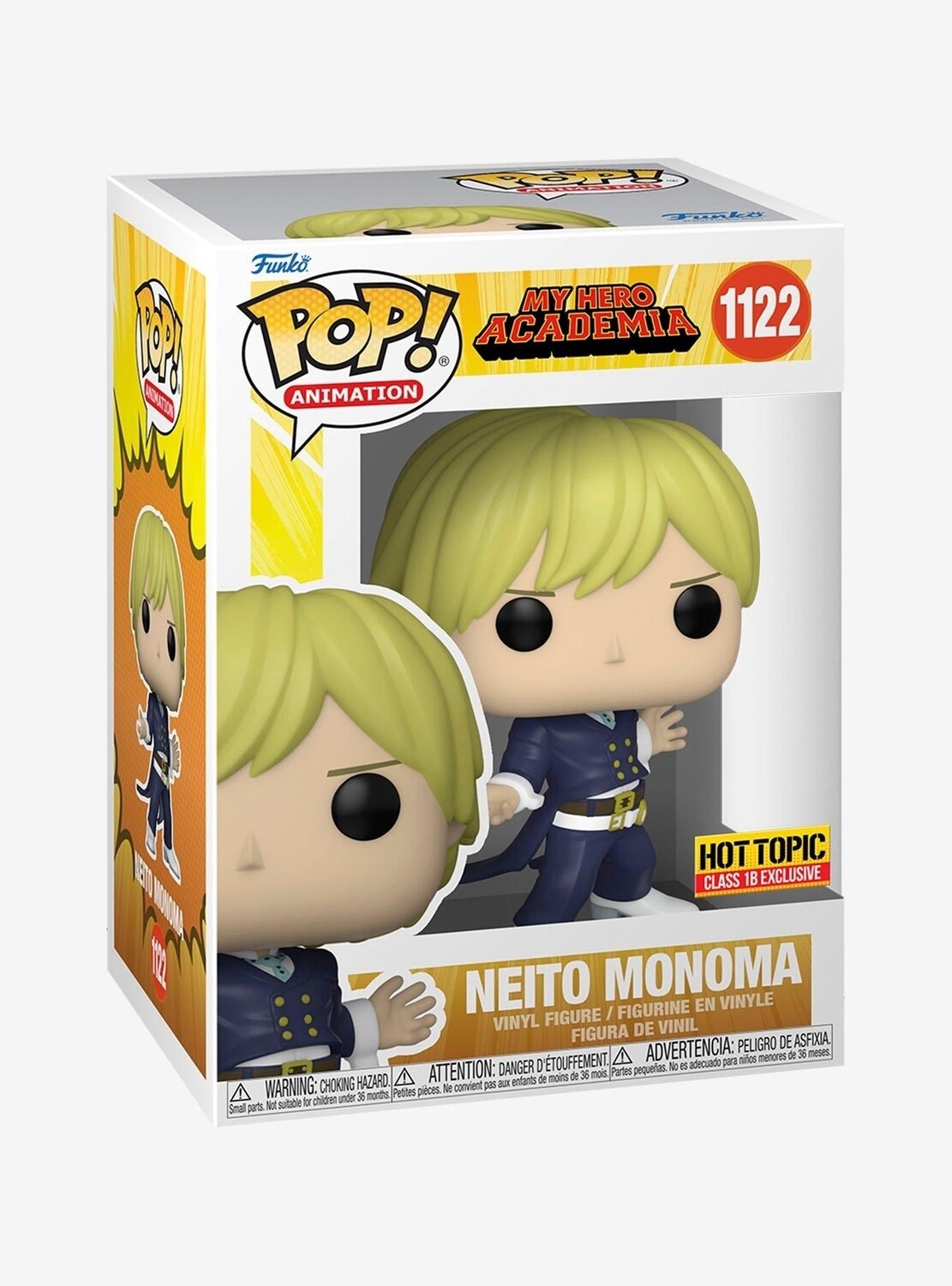 Funko Pop Animation My Hero Academia. Neito Monoma Exclusivo de HotTopic