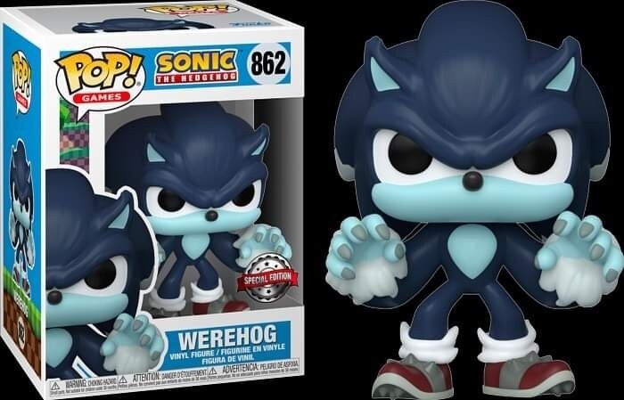 Funko Pop Sonic The Werehog Exclusivo de HotTopic