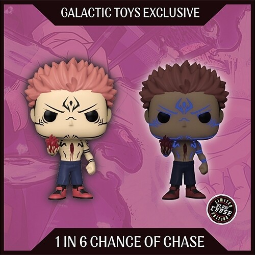 Bundle Chase Funko Pop Animation Jujutsu kaisen. Sukuna W/ Heart Exclusivo de Galáctic Toys