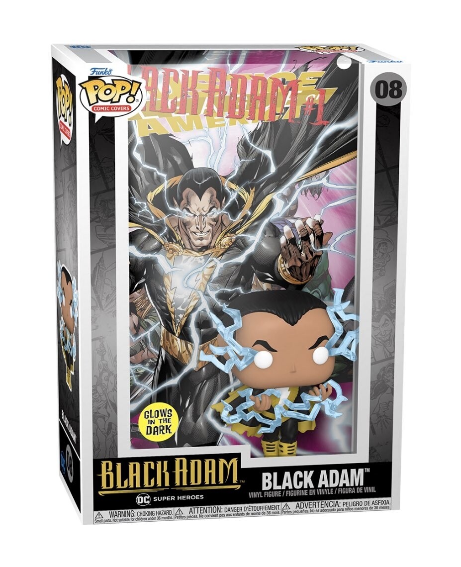 Pre-orden Funko Pop Comic Cover. Black Adam GITD