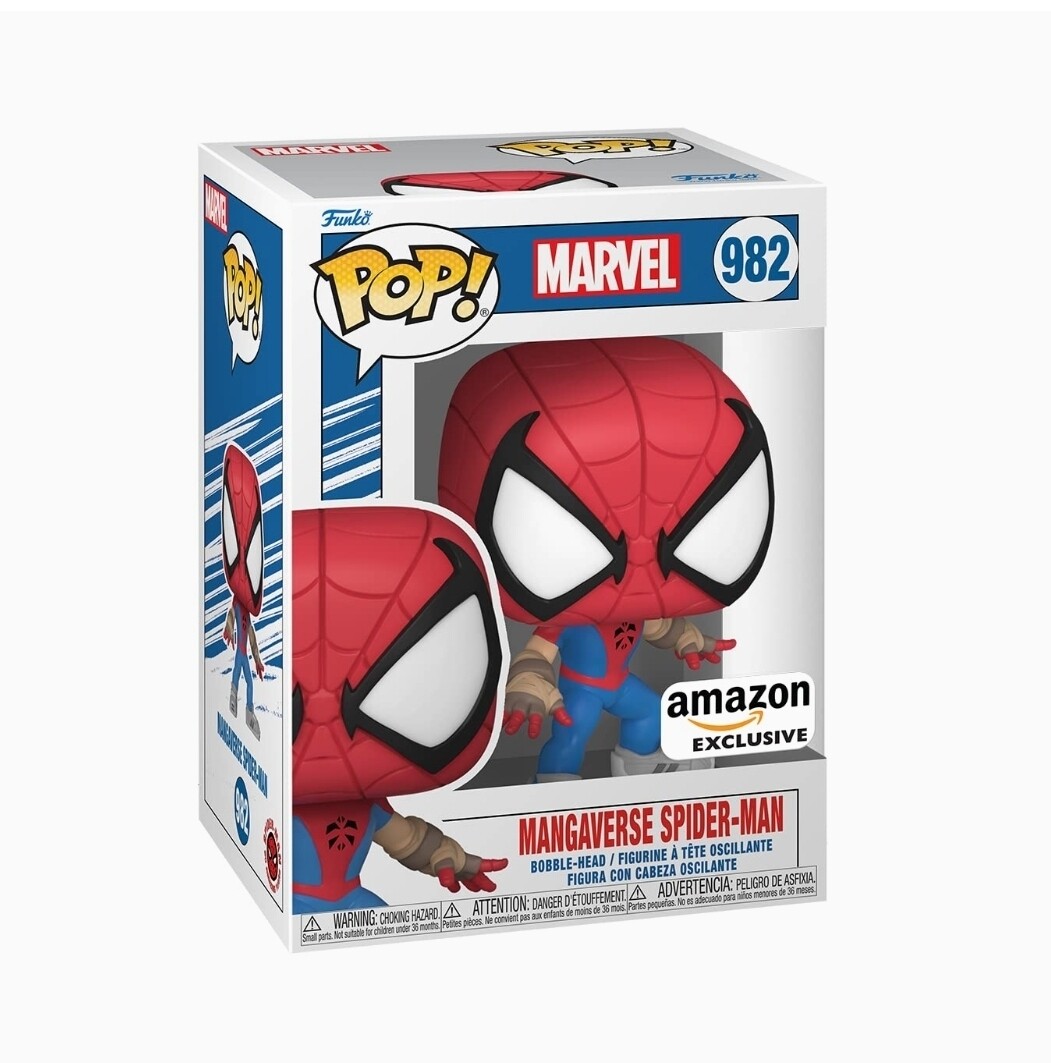 Funko Pop Marvel. Year of The Spider. Mangaverse Spiderman  Exclusivo de Amazon