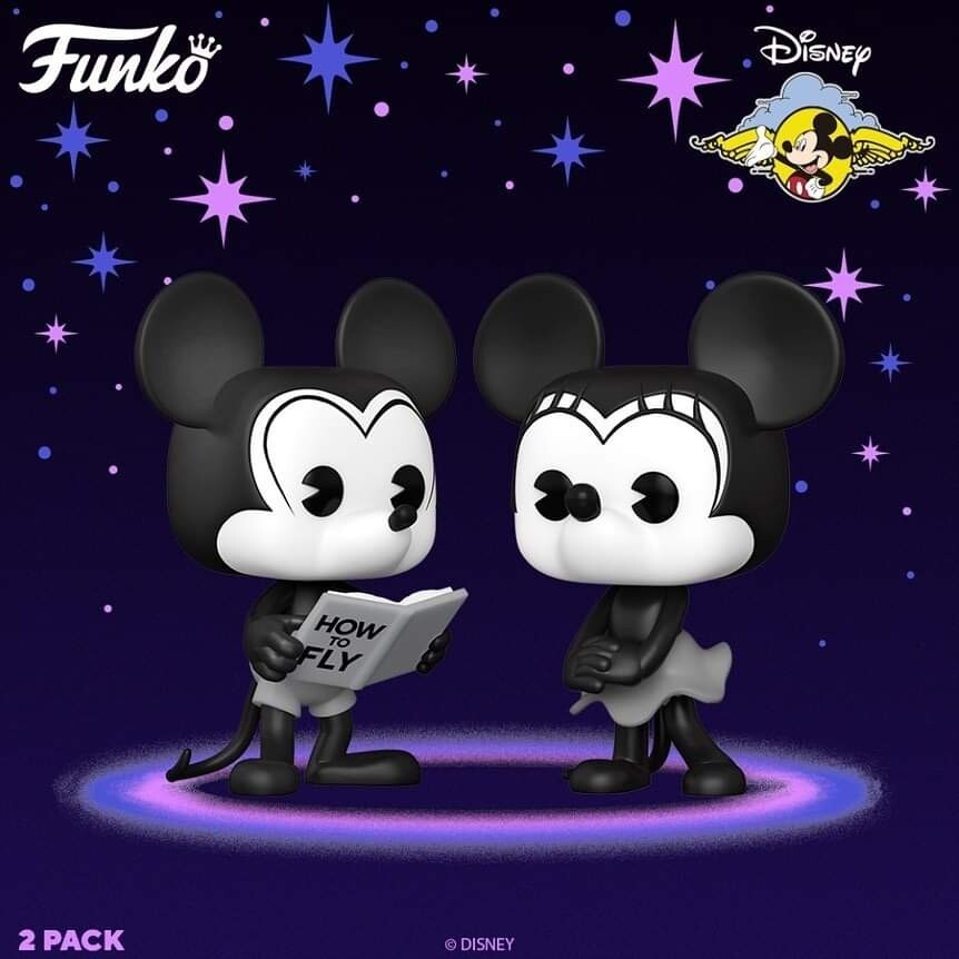 Pre-orden Funko Pop Mickey Mouse &  Minnie Mouse Exclusivo D23