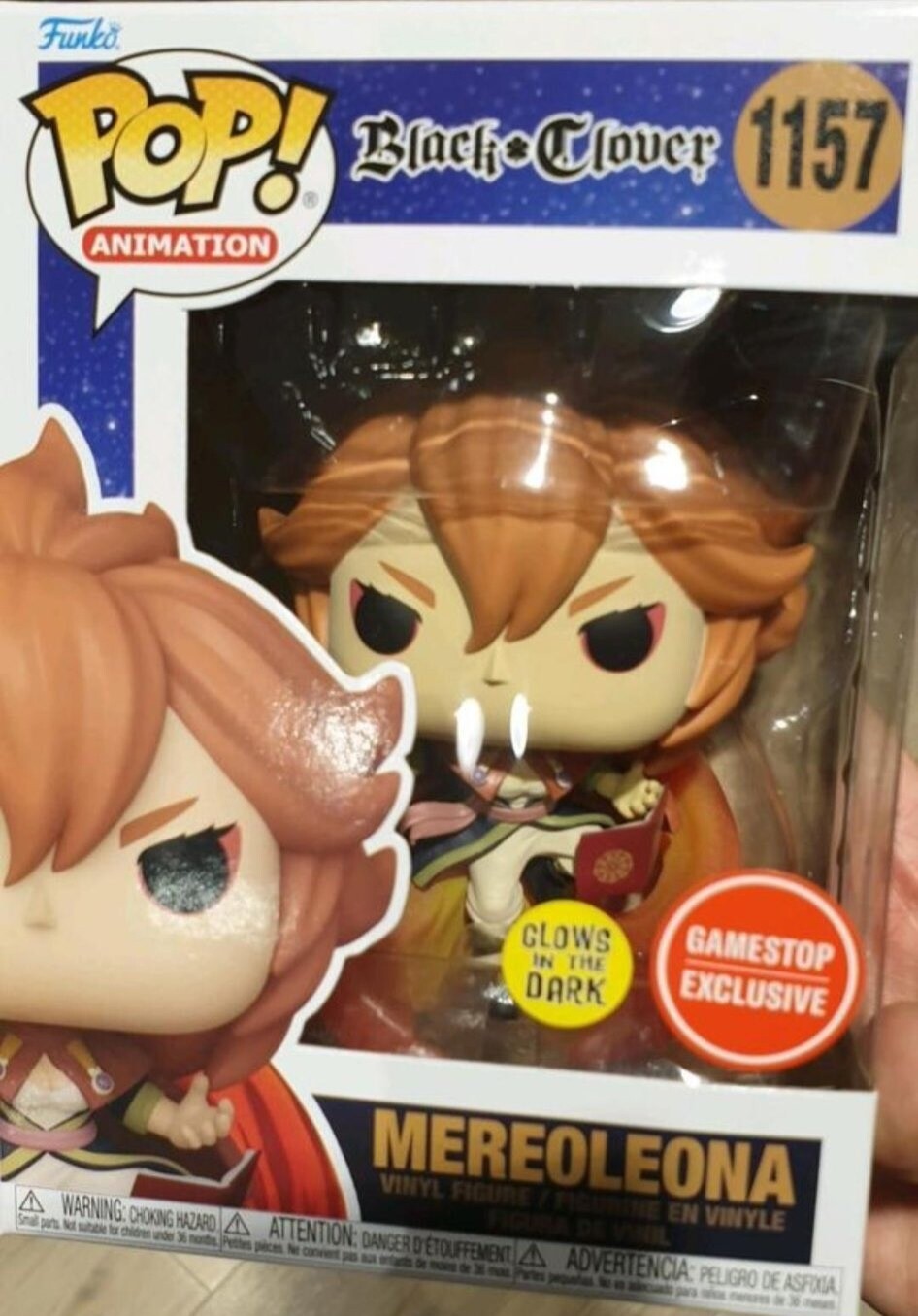 Funko Pop Animation Black Clover. Mereoleona Exclusivo de GameStop GITD