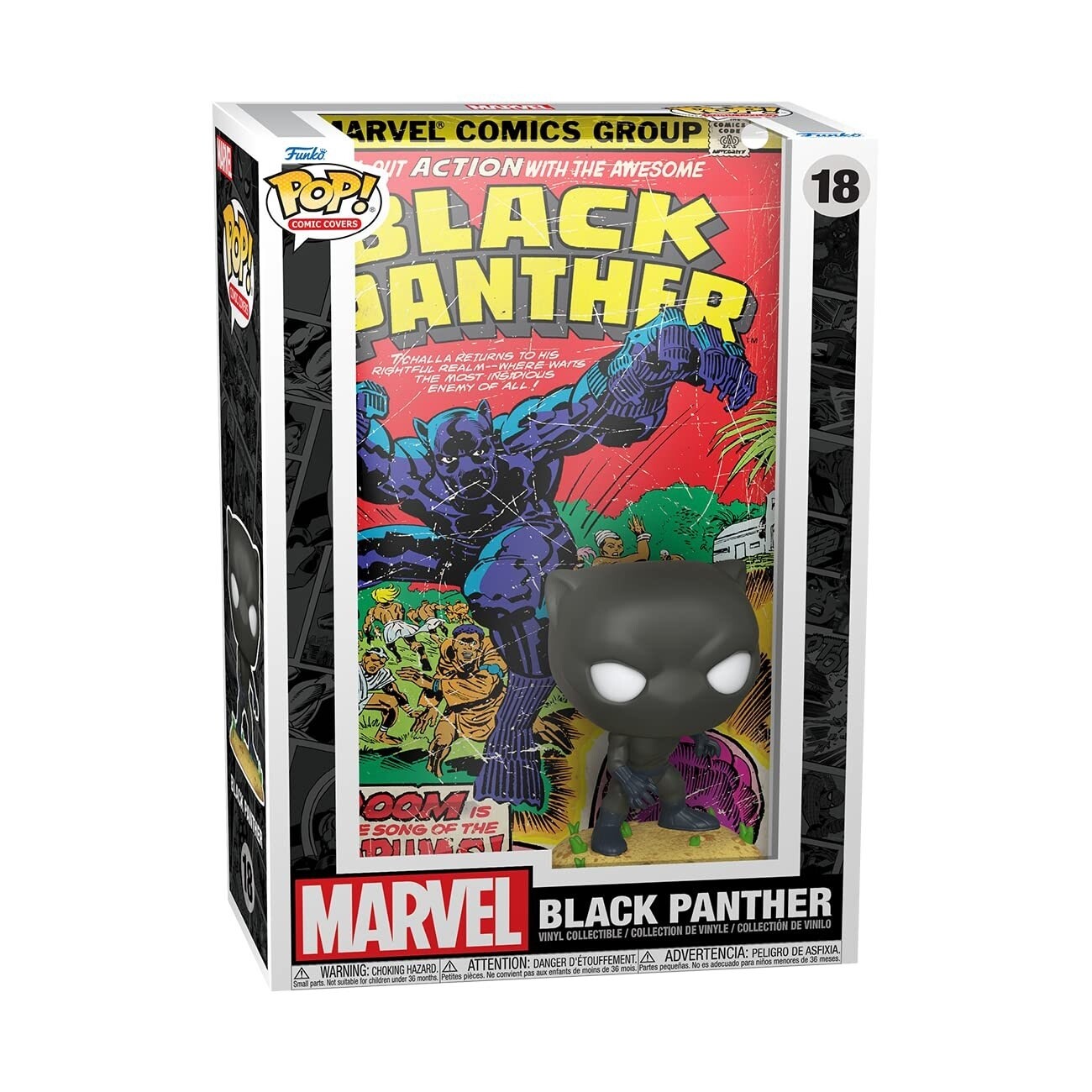 Pre-orden Funko Pop Comic Cover. Black Phanter