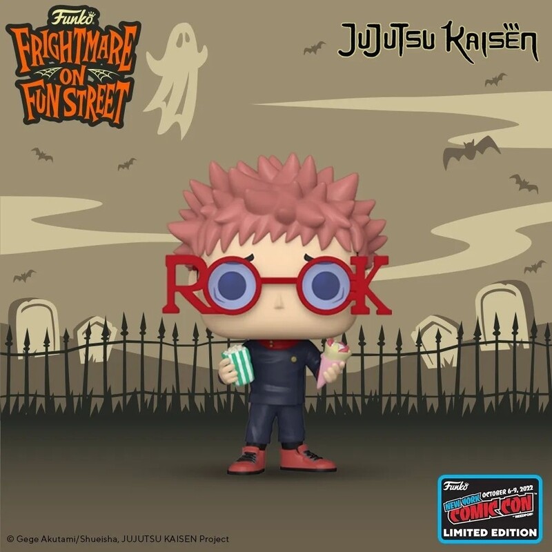Funko Pop Animation Jujutsu kaisen Itadori W Glasses Exclusivo NYCC