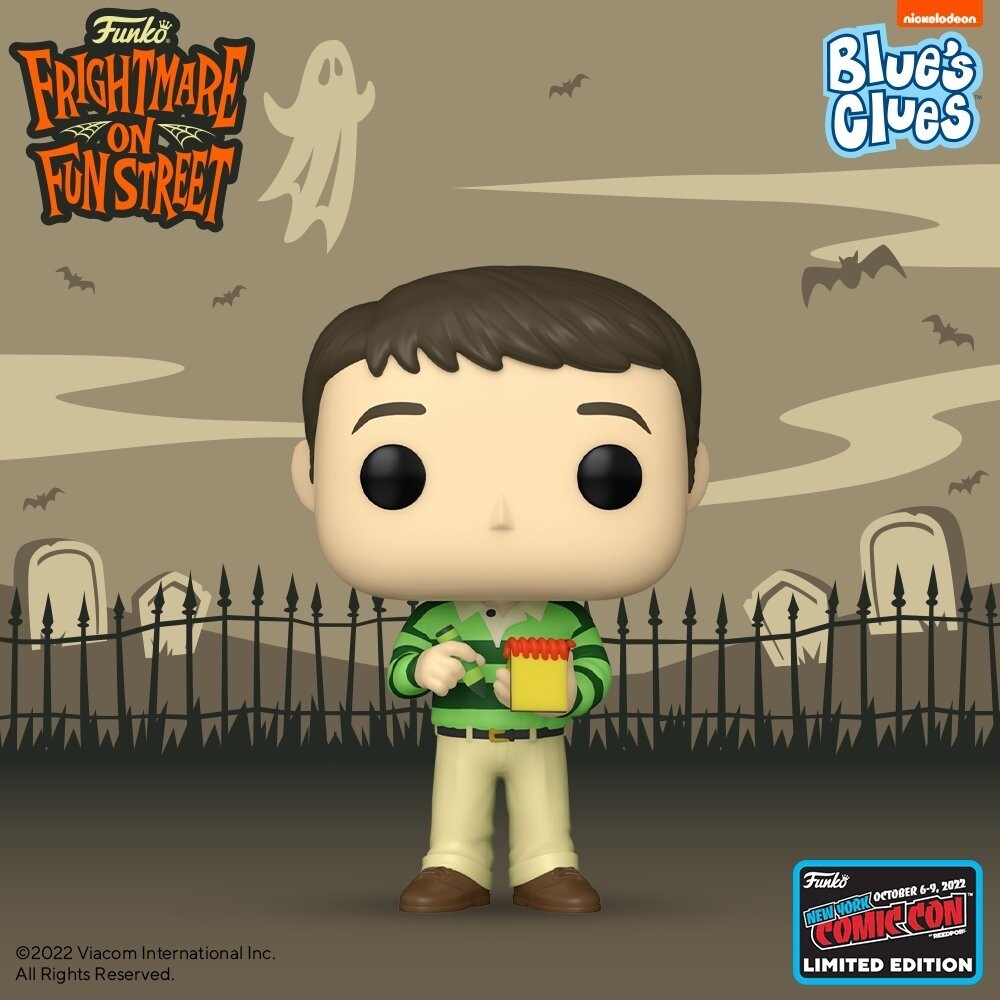 Pre-orden Funko Pop Blues Clues . Steve with Dandy Notebook Exclusivo NYCC