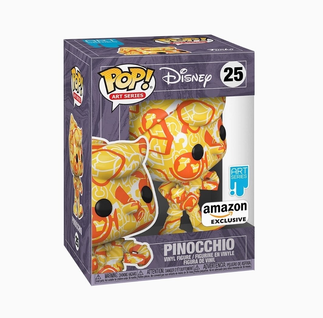 Funko Pop Artist Series. Disney Treasures from The Vault- Pinocchio Exclusivo de Amazon