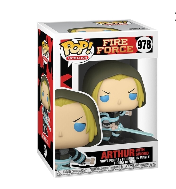 Funko Pop Fire Force. Arthur With Sword