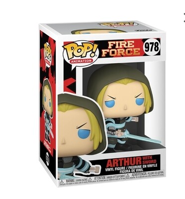 Funko Pop Fire Force. Arthur With Sword